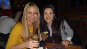 Miss Cheryl & Heather relaxing after a ski day!