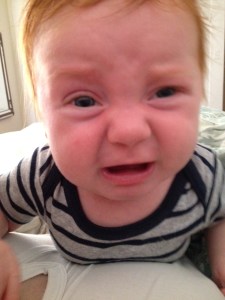 El Fuego went through a phase when he HATED diaper changes...